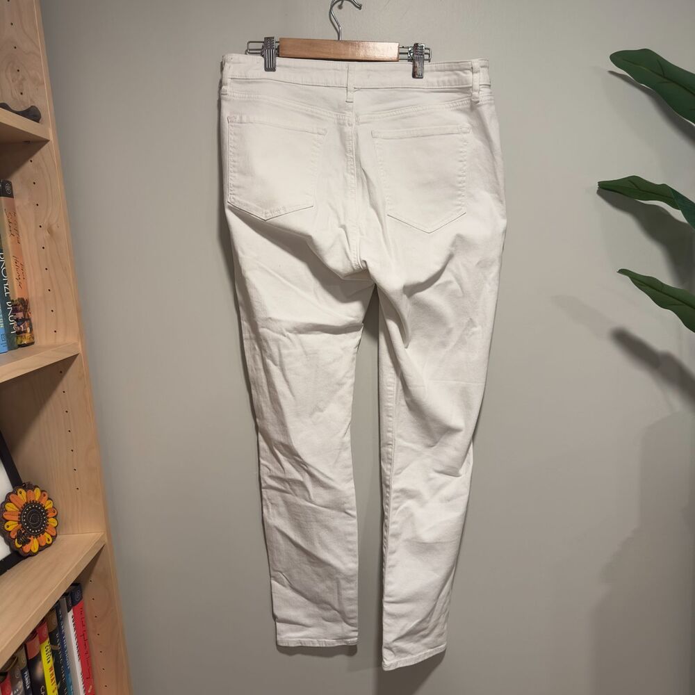 LOFT Curvy Skinny Jeans – White – Size 10 - Picture 3 of 4